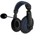 The black headphone