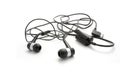 Black headphones Royalty Free Stock Photo