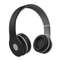 Black Headphones Isolated