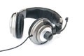 Black headset Royalty Free Stock Photo