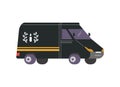 Black hearse van, funeral car, first call vehicle, funeral transport, burial transportation service vector isolated