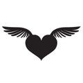 Black heart icon4