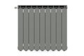 Black heating radiator