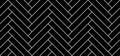 Black herringbone parquet floor seamless pattern with diagonal panels Royalty Free Stock Photo