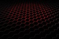 Black hexagon background and texture Royalty Free Stock Photo