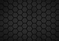 Black hexagon pattern - honeycomb concept Royalty Free Stock Photo