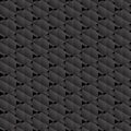 Black hexagons seamless pattern. Royalty Free Stock Photo