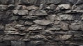 Black high detail stone coal texture with cracks ans squared shape bricks stacked one by one Royalty Free Stock Photo