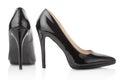 Black, high heel shoes for woman