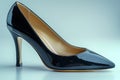 Black High Heels on White Surface Royalty Free Stock Photo