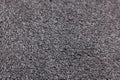 Black high-impact closed-cell polyethylene black foam closeup full-frame view Royalty Free Stock Photo