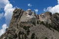 View of the Mount Rushmore National Memorial, with the heads of the four American Presidents, in the State of South Dakota