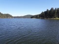 Black Hills South Dakota landscape lake trees and mountains Royalty Free Stock Photo