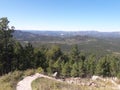 Black Hills South Dakota landscape trees and mountains Royalty Free Stock Photo