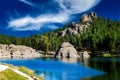 Black Hills of South Dakota under Bright Blue sky Royalty Free Stock Photo