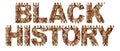 Black history Awareness Symbol Royalty Free Stock Photo