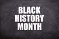 Black History Month African-American History Month background design for celebration and recognition in the month of February Royalty Free Stock Photo