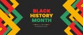 black history month 2023 background. African American History or Black History Month. Royalty Free Stock Photo