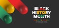 black history month 2023 background. African American History or Black History Month. Royalty Free Stock Photo
