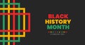 black history month 2023 background. African American History or Black History Month. Royalty Free Stock Photo