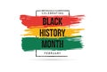 Black history month celebrate vector illustration history month