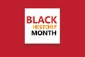 Black history month celebrate. vector illustration design graphic Black history month Royalty Free Stock Photo