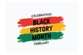 Black history month celebrate. vector illustration design graphic Black history month, Royalty Free Stock Photo