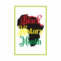 black history month image vector stock suitable for background