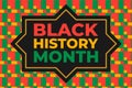 Black history month social media vector illustration design background.