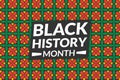 Black history month social media vector illustration design background.