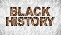 Black history Month Symbol Royalty Free Stock Photo