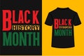 About Black History Month T-shirt Design