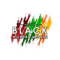 Black History Month Vector Design For Banner Print and Greeting Background