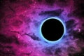 Black hole in center Royalty Free Stock Photo