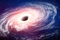 Black hole concept. Royalty Free Stock Photo