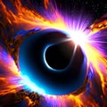 A black hole destroys a star like Sun. Apocalypse