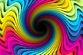 Black hole multicolor whirlpool abstract background