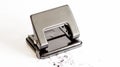 Black hole puncher isolated on the white background Royalty Free Stock Photo