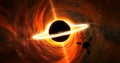 Black hole space exploration by spacecraft