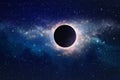 Black hole in space Royalty Free Stock Photo