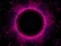 Black hole, space nebula, super size abstract background