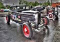 Black hot rod Royalty Free Stock Photo