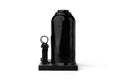 Black hydraulic bottle jack isolated over white background. Royalty Free Stock Photo