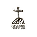 Jesus nails icon