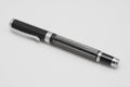 Black ink fountain pen insulated on white Royalty Free Stock Photo