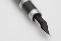 Black ink fountain pen insulated on white Royalty Free Stock Photo