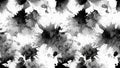 Black Ink Splatter Pattern on White Background with Abstract Grunge Texture image Royalty Free Stock Photo