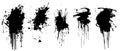 Black Ink Splatter Textures HighRes Images Royalty Free Stock Photo