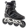 Black Inline Roller Skate Isolated on White Background Royalty Free Stock Photo