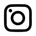 instagram icon ocial media populer vector
